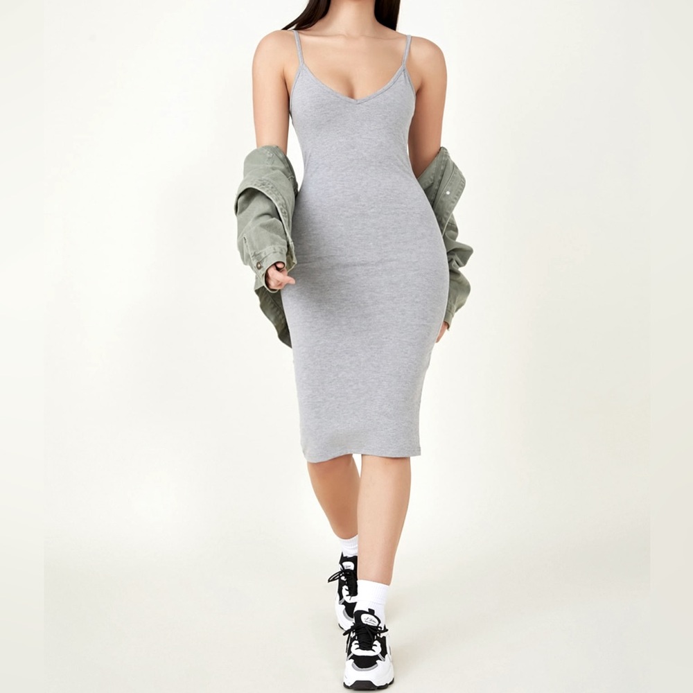 Solid Bodycon Dress